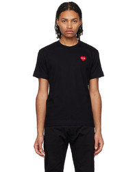 Comme Des Garcons Play Black Invader Edition Heart T Shirt