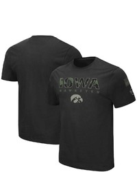 Colosseum Black Iowa Hawkeyes Big Tall Oht Military Appreciation Informer T Shirt At Nordstrom