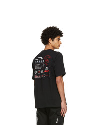 AAPE BY A BATHING APE Black Iridescent Logo T Shirt