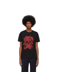 Alexander McQueen Black Ivy Skull T Shirt