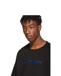 Juun.J Black Karel Funk Print Logo T Shirt