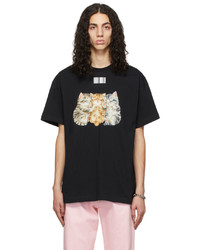 VTMNTS Black Kayomi Harai Edition Cute Cat T Shirt