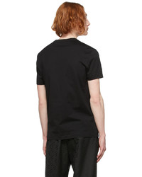 Versace Black La Greca T Shirt