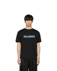 Palomo Spain Black Lace Logo T Shirt