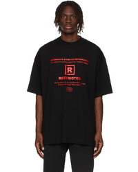 Vetements Black Limited Edition 18 Restricted T Shirt