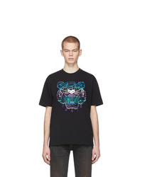 Kenzo Black Limited Edition Holiday Tiger T Shirt