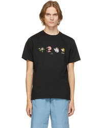 Ps By Paul Smith Black Line Up Print T Shirt
