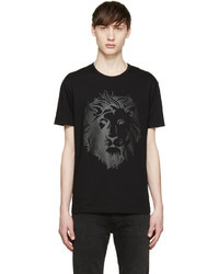 Versus Black Lion T Shirt