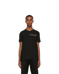 Alexander McQueen Black Logo Applique T Shirt