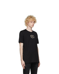 Dolce and Gabbana Black Logo Patch T Shirt