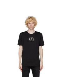 Dolce and Gabbana Black Logo Patch T Shirt
