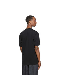 Comme des Garcons Homme Black Logo Pattern T Shirt