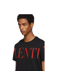 Valentino Black Logo T Shirt