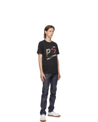 Ps By Paul Smith Black Logo T Shirt