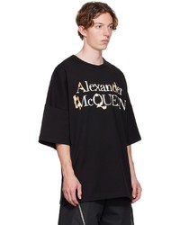 Alexander McQueen Black Logo T Shirt