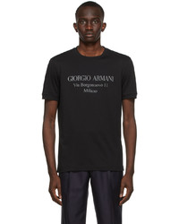 Giorgio Armani Black Logo T Shirt