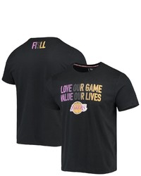 FISLL Black Los Angeles Lakers Social Justice Team T Shirt At Nordstrom