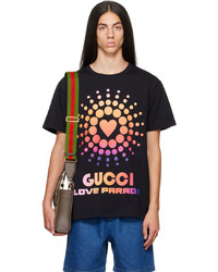 Gucci Black Love Parade T Shirt