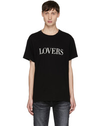 Amiri Black Lovers T Shirt