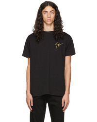 Giuseppe Zanotti Black Lr 01 T Shirt