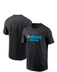 Nike Black Miami Marlins Primetime Property Of Practice T Shirt