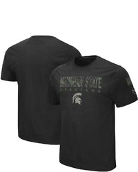 Colosseum Black Michigan State Spartans Big Tall Oht Military Appreciation Informer T Shirt At Nordstrom