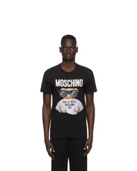 Moschino Black Micro Teddy Bear T Shirt