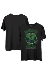 Junk Food Black Milwaukee Bucks Nba X Marvel T Shirt At Nordstrom