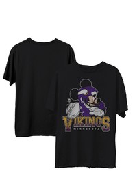 Junk Food Black Minnesota Vikings Disney Mickey Qb T Shirt At Nordstrom