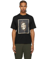 Undercover Black Mirrored Face T Shirt