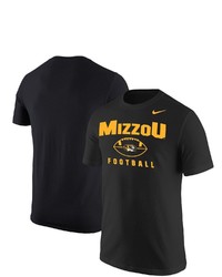 Nike Black Missouri Tigers Football Oopty Oop T Shirt