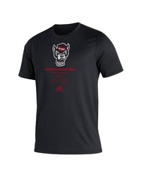 adidas Black Nc State Wolfpack Sideline Locker Tag Creator Roready T Shirt
