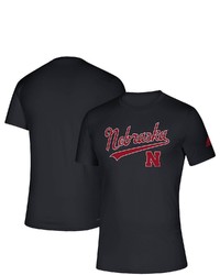 adidas Black Nebraska Huskers Script Ball Creator T Shirt At Nordstrom