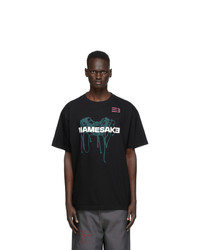 NAMESAKE Black Net T Shirt