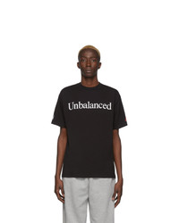 Aries Black New Balance Edition Unbalanced T Shirt