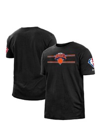 New Era Black New York Knicks 202122 City Edition Brushed Jersey T Shirt At Nordstrom