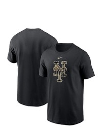 Nike Black New York Mets Team Camo Logo T Shirt At Nordstrom