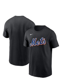 Nike Black New York Mets Wordmark T Shirt