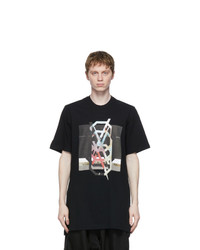 Julius Black Nilos Jersey Print T Shirt