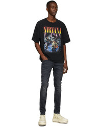 R13 Black Nirvana Concert T Shirt
