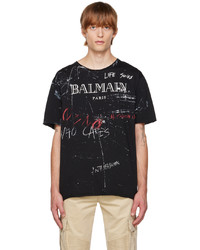 Balmain Black No Is No T Shirt