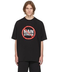 Vetements Black No Mainstream T Shirt