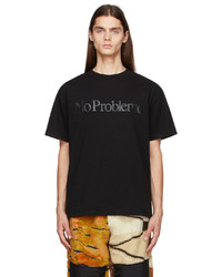 Aries Black No Problemo T Shirt