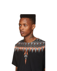 Marcelo Burlon County of Milan Black Norwegian Wings T Shirt