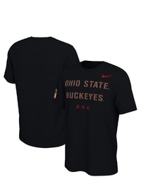 Nike Black Ohio State Buckeyes Veterans Day T Shirt
