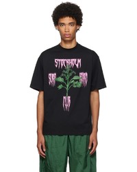 Stockholm (Surfboard) Club Black Organic Cotton T Shirt