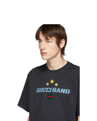 Gucci Black Oversize Band T Shirt