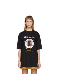 Fendi Black Oversized Gloria T Shirt