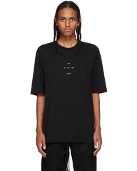 Song For The Mute Black Oversized Logo T Shirt