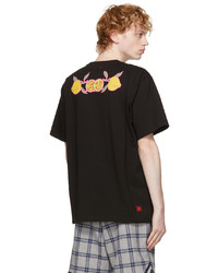 Clot Black Panda Pocket T Shirt